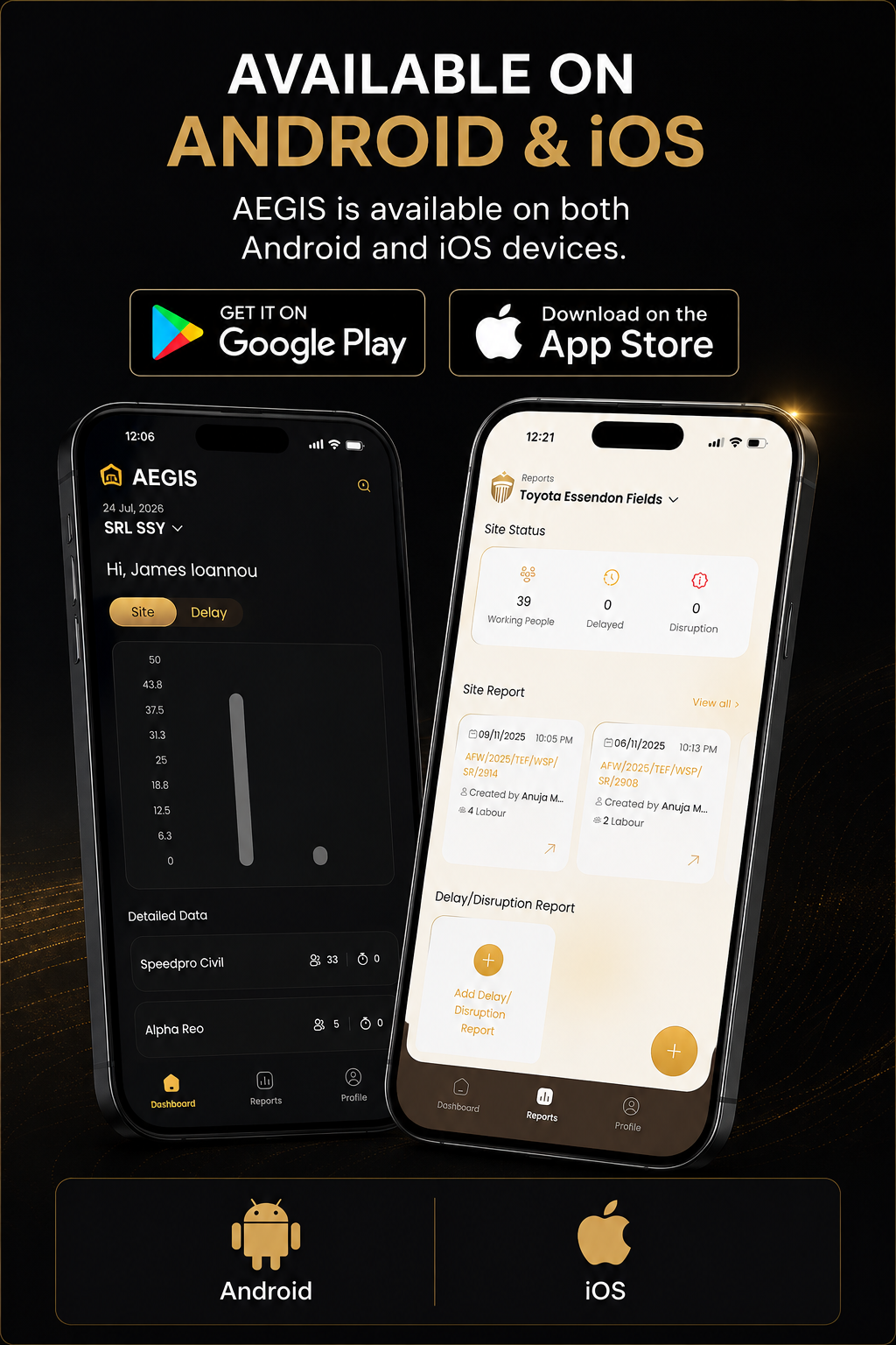 AEGIS available on Android and iOS