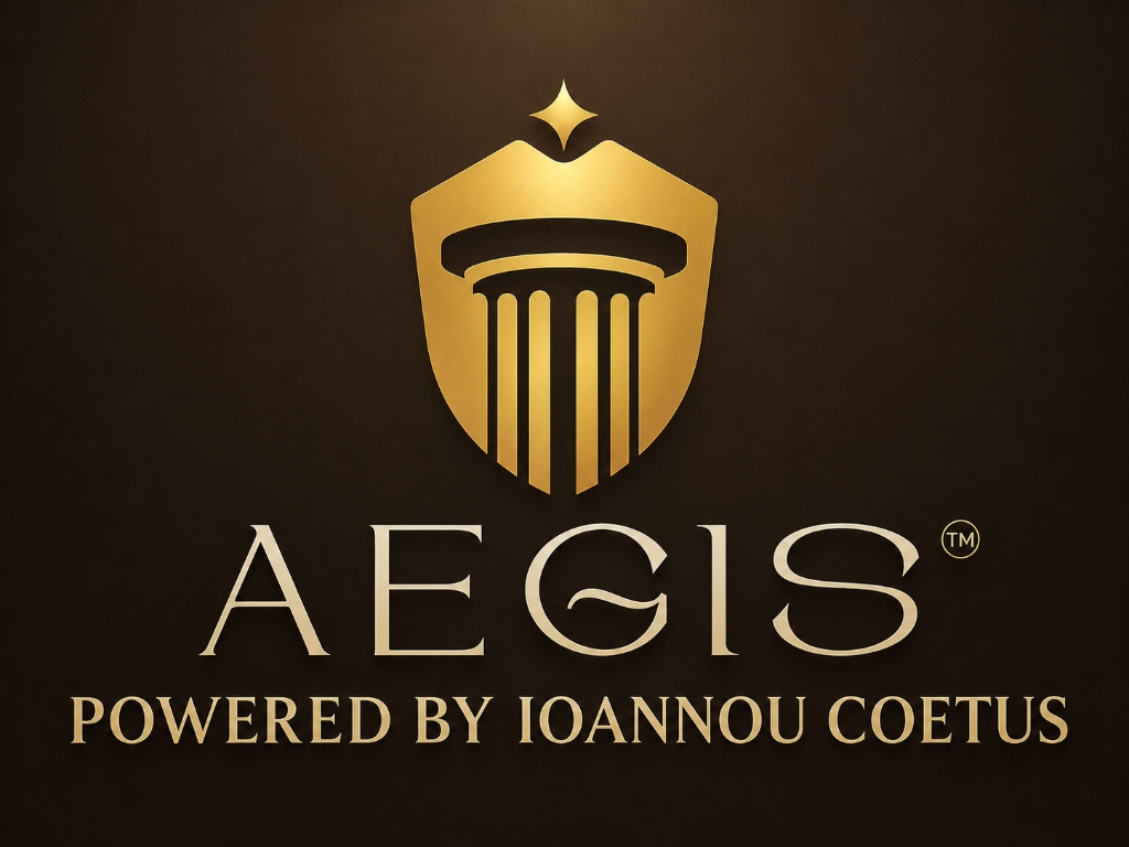 Aegis Logo Powered by Ioannou Coetus